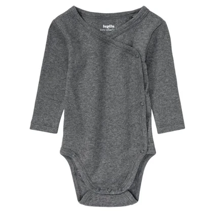 بادی آستین بلند نوزادی لوپیلو مدل نقطه دار بسته دو عددی کد Z-GC54