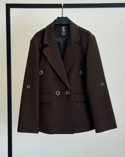 پالتو لامر آستین دکمه   کد 600057