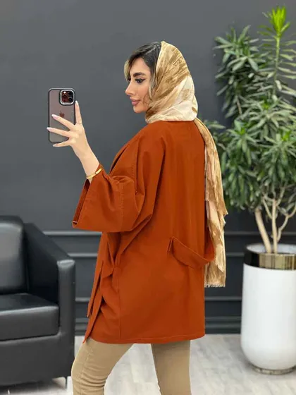 مانتو لینن جیب پاگن
