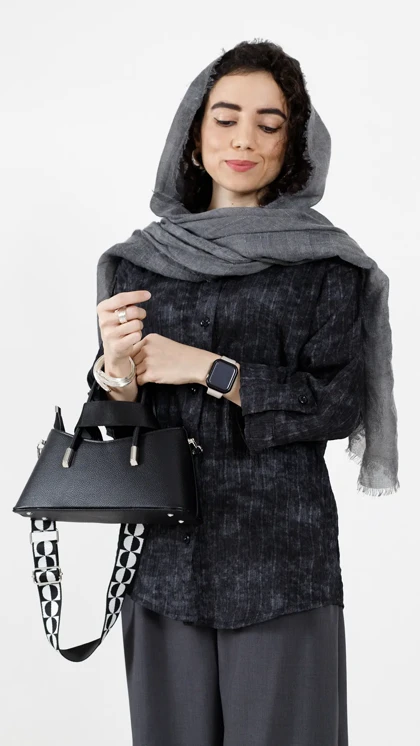 شومیز آبرنگی قد 70
