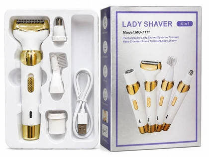 ماشین اصلاح بانوان 4کاره Lady shaver مدل MG-7111