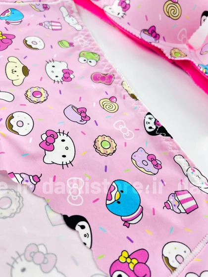 ست شورت و سوتین لیزری طرح عروسک