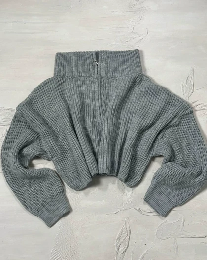 کراپ بافت نیم زیپ کد 150089