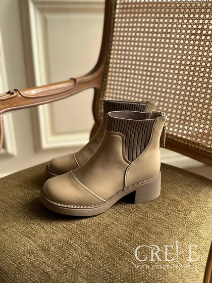 نیم بوت کشبافت پاشنه 5/5 سانت