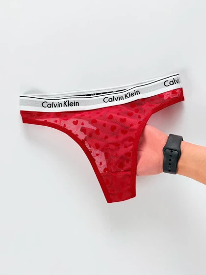 شورت بکلس گیپور طرح قلب کمر نوشته کلوین کلاین Calvin klein