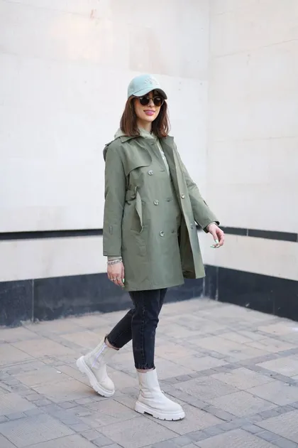 مانتو بارانی سایه کد 77679