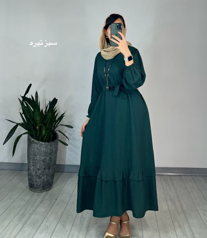 پیراهن مانتویی دل آرا 1