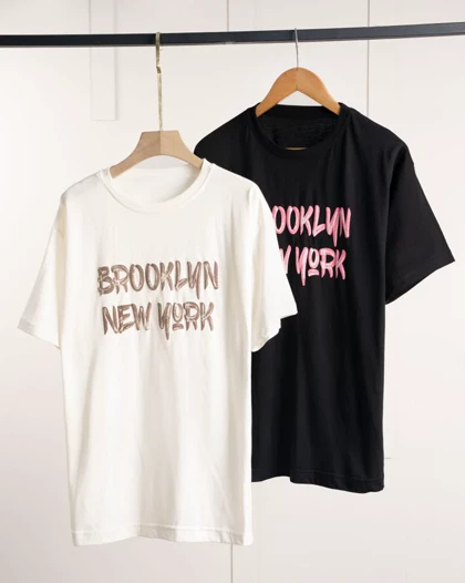 تیشرت نخ و پنبه brooklyn کد 28941