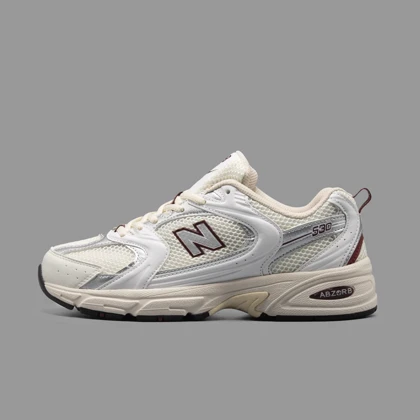 نیوبالانس 530 سفید زرشکی New Balance 530 White Mercury Red