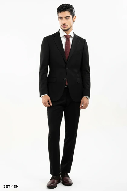 کت و شلوار مردانه دو تکه دو دکمه کلاسیک