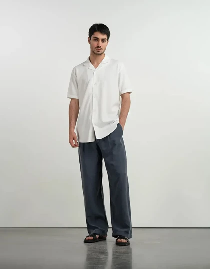 آستین کوتاه یقه انگلیسی کبریتی