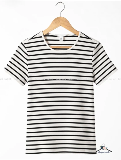 تیشرت راه راه کبریتی H&M