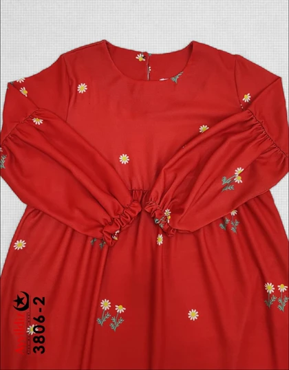 مانتو / کفتان زنانه شیک سایز بزرگ مدل کد 3806