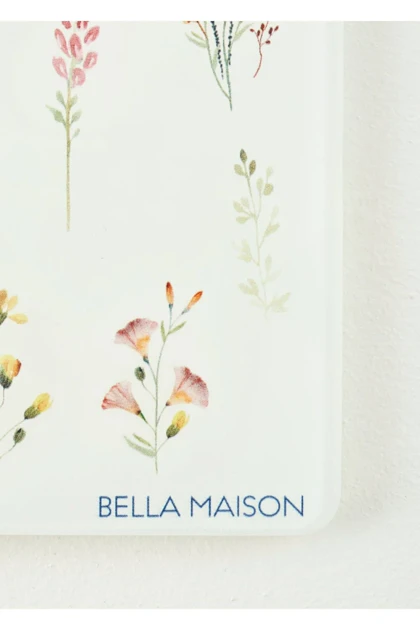 تخته برش Bella Maison مدل Flores شیشه‌ای - چندرنگ