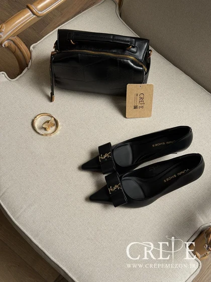 کفش پاپیونی ysl پاشنه 6 سانت