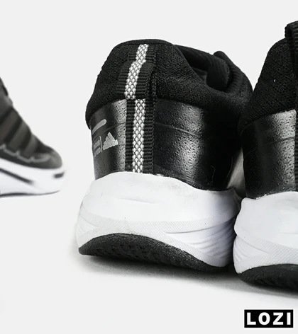 کفش کتانی مردانه و زنانه مشکی سفید ADIDAS BONCE