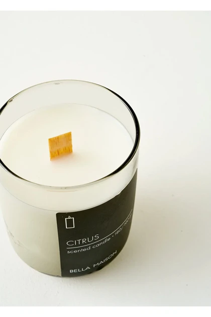 شمع Bella Maison مدل Citrus از موم سویا - ذغالی