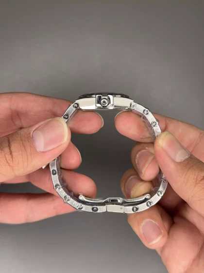 ساعت مچی امگا کانستلیشن بند سیلور صفحه مشکی Omega Constellation