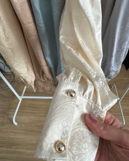 شومیز ساتن ترمه