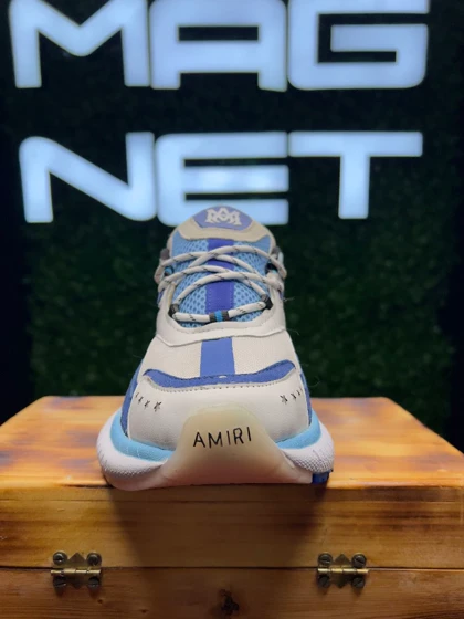 کتانی AMIRI سفید آبی