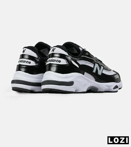 کفش کتانی مردانه و زنانه مشکی سفید New Balance 1000 مدل 7556