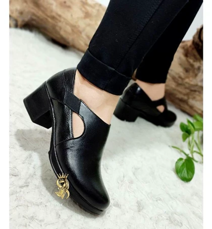 کفش طبی اداری مدل پیک چشمک کد 327