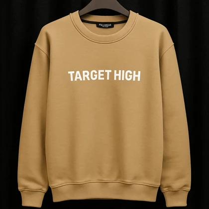 دورس یقه گرد موکا لش پارچه سه نخ پنبه کیفیت پرمیوم پلاس اورجینال دیلم