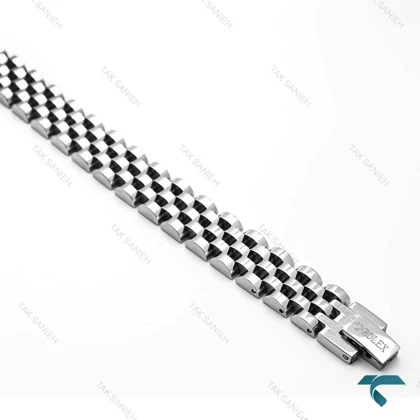 دستبند زنانه رولکس سیلور متوسط Rolex-8325-L