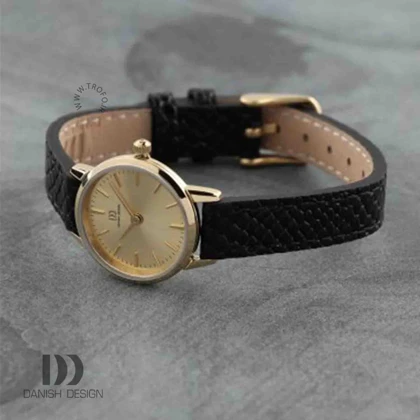 ساعت مچی عقربه ای زنانه دنیش دیزاین (Danish design) مدل IV19Q1268 Akilia Mini All Gold Black