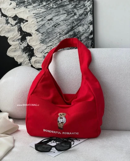 کیف تابستانی دخترانه مدل تدی کد 2660