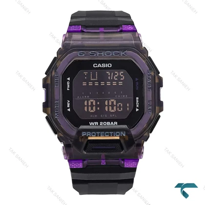 ساعت مچی کاسیو جی شاک GB200 مردانه مشکی بنفش Gshock-6560-G