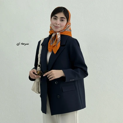 کت زنانه کلاسیک چهار دکمه کرپ | آی بولک