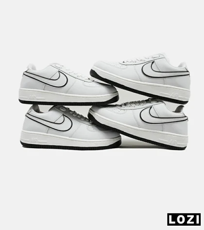 کفش مردانه و زنانه سفید مشکی NIKE AIR FORCE مدل 5348