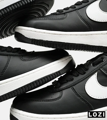 کفش مردانه و زنانه مشکی سفید NIKE AIR FORCE مدل 4875