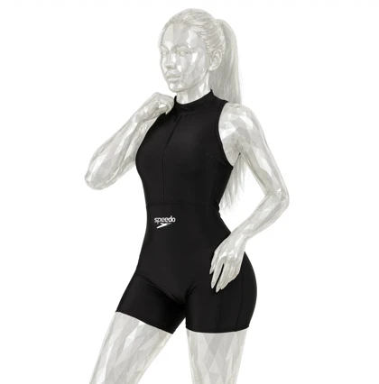 مایو اسپیدو نیم زیپ باکسر حلقه‌ای (031)