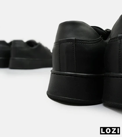 کفش کژوال مردانه چرمی مشکی ZARA
