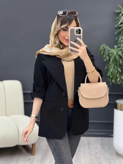 مانتو دو دکمه مانلی