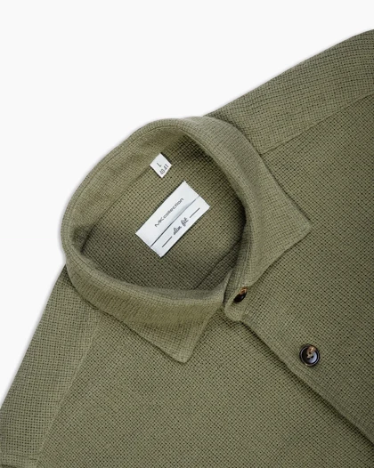 ام کی کالکشن پیراهن آستین بلند mk-23272-olive