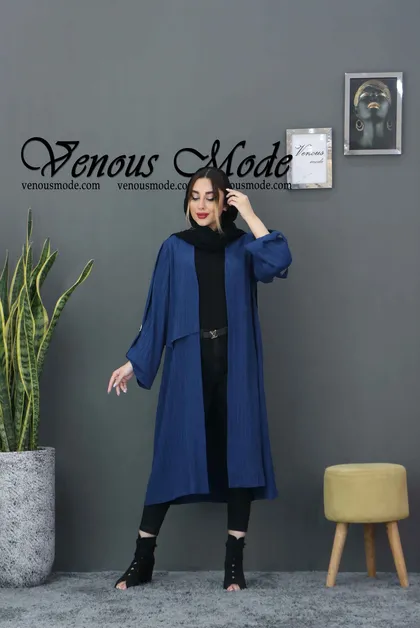 مانتو کریشه آستین سگگ دار