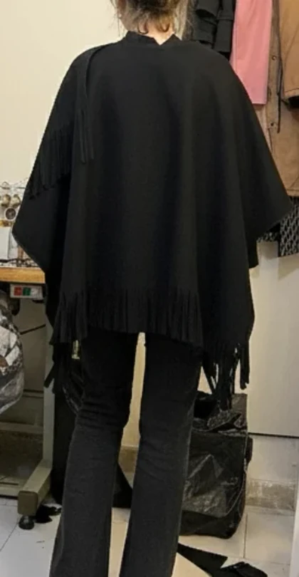 پانچوسرخپوستی مخملی دارک رژ