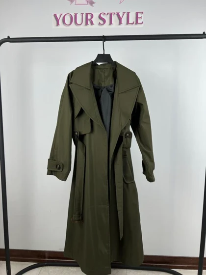 ترنچ کت بلند 7708