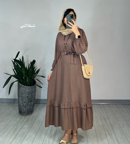 پیراهن مانتویی دل آرا 2