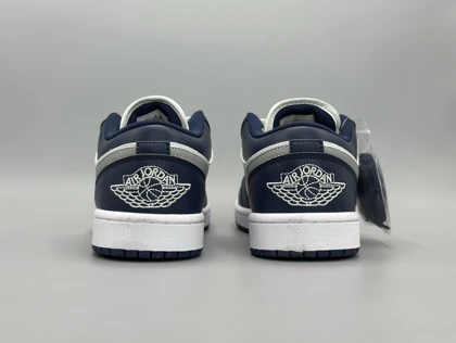 کتانی نایکی جردن1 لو مید نایت بلو نیوی/Nike AJ1 low