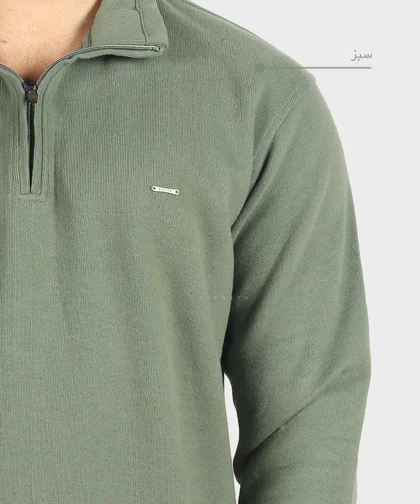 دورس نیم زیپ مردانه یقه سه سانت 0642