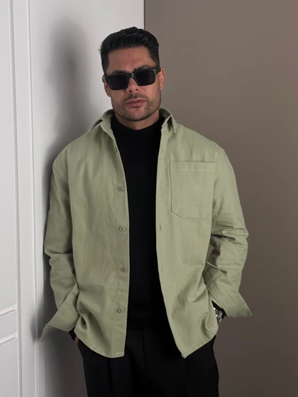 پیراهن کتان پاییزی