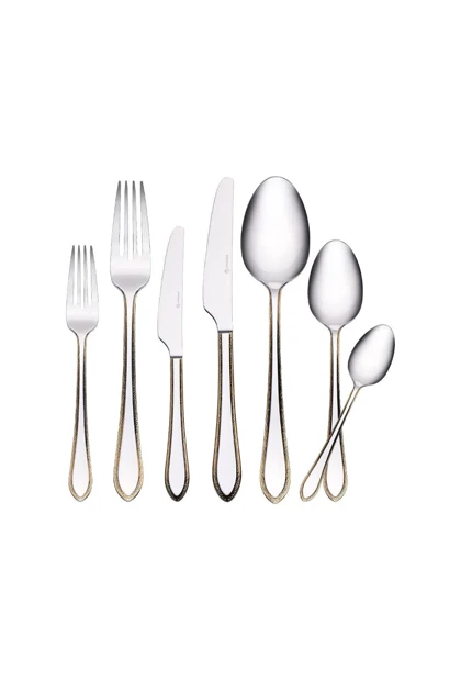 ست قاشق‌چنگال‌چاقو KORKMAZ مدل Verona Gold A2158 - فولاد 18/10