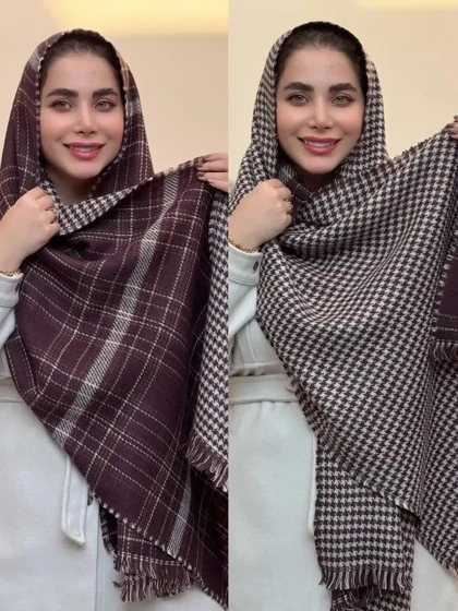 3737-شال پاییزه قاصدک