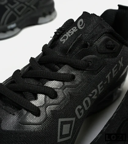 کفش کتانی مردانه مشکی ASICS GORETEX