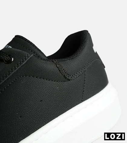 کفش کتانی مردانه مشکی سفید Alexander McQueen مدل 7740