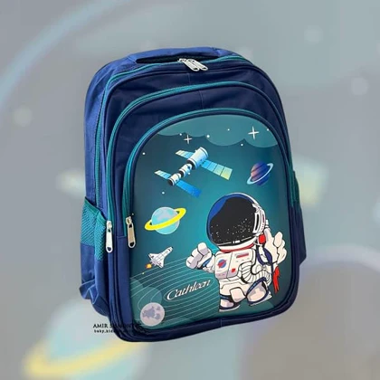 کیف مدرسه پسرانه طرح فضانورد